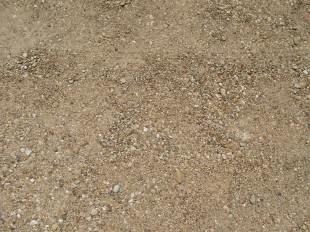 tan gravel dirt ground